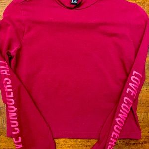 Crop top long sleeve